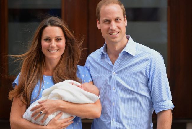 Prince William with wife Kate Middleton and son Prince George
